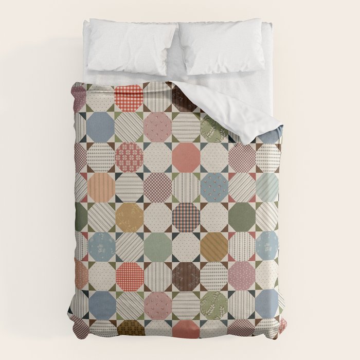 Rounded Quilt Duvet Cover Gallery Image 6