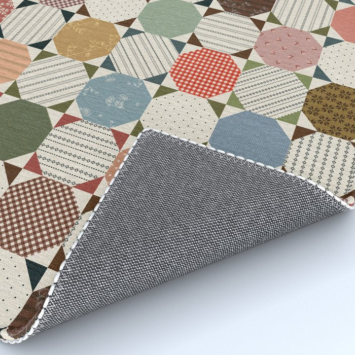 Rounded Quilt Rug Gallery Image 4