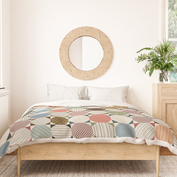 Rounded Quilt Duvet Cover Gallery Image 3
