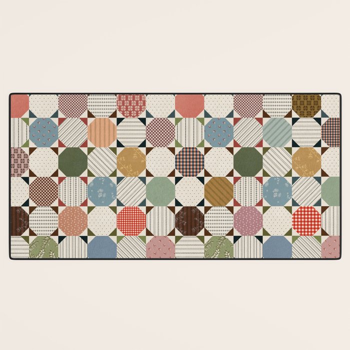 Rounded Quilt Desk Mat Gallery Image 3
