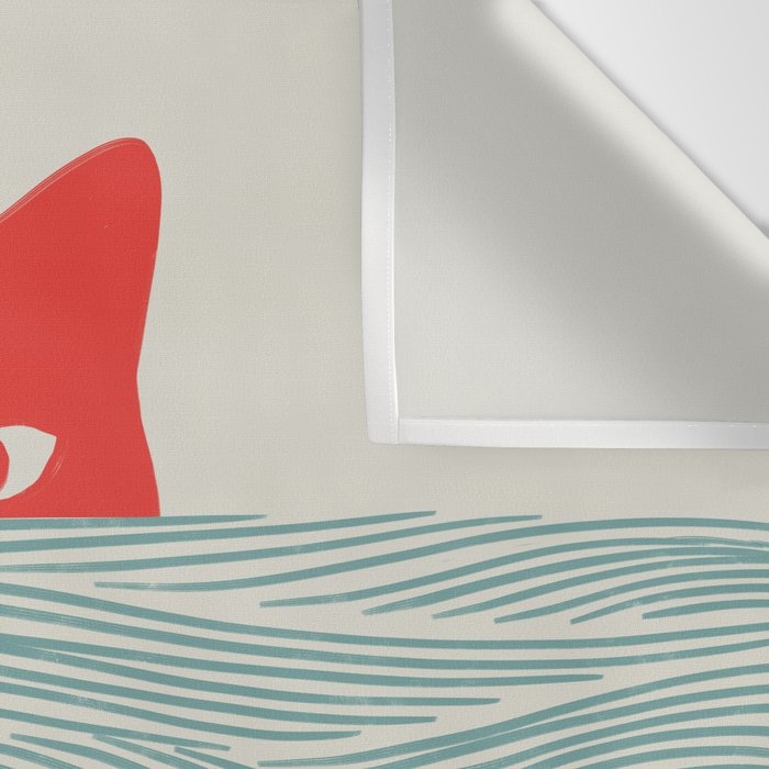 Cat Landscape 180: Sunrise Cat Wall Tapestry Gallery Image 3