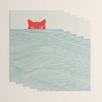 Cat Landscape 180: Sunrise Cat Wrapping Paper Gallery Image 3
