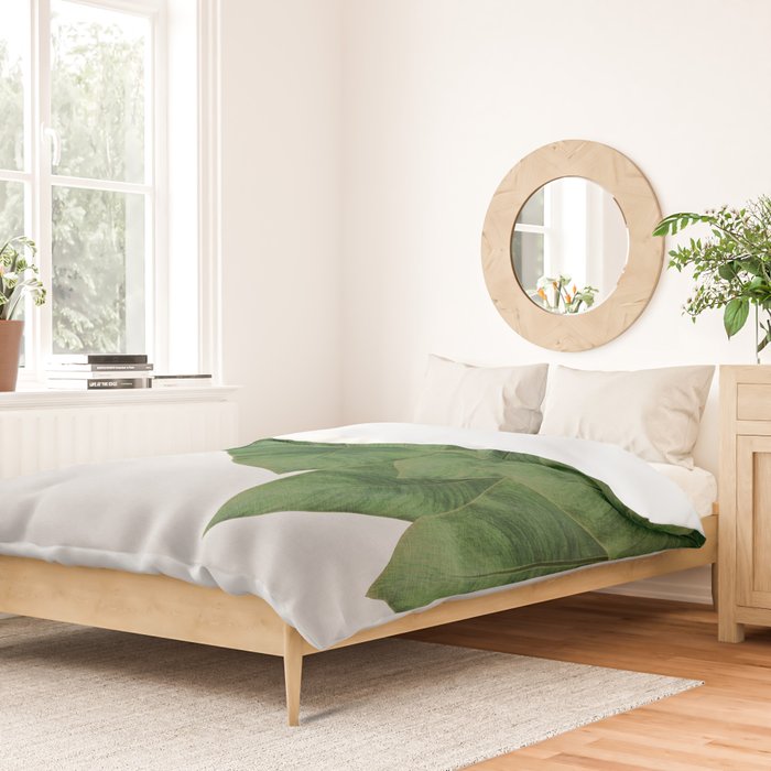 Banana Leaf III Duvet Cover Gallery Image 2