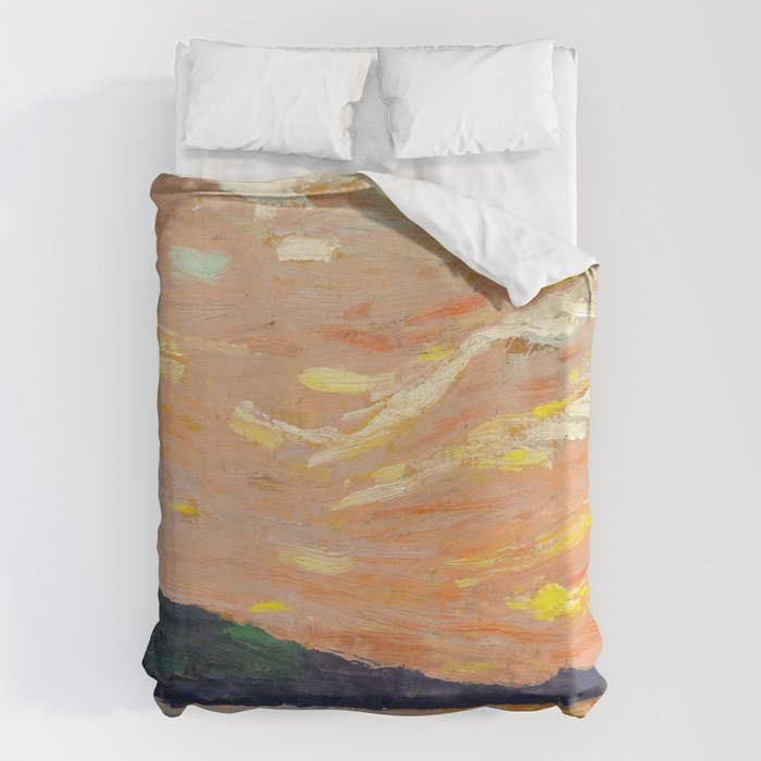 Tom Thomson Smoke Lake Canadian Landscape Artist Duvet Cover Gallery Image 6