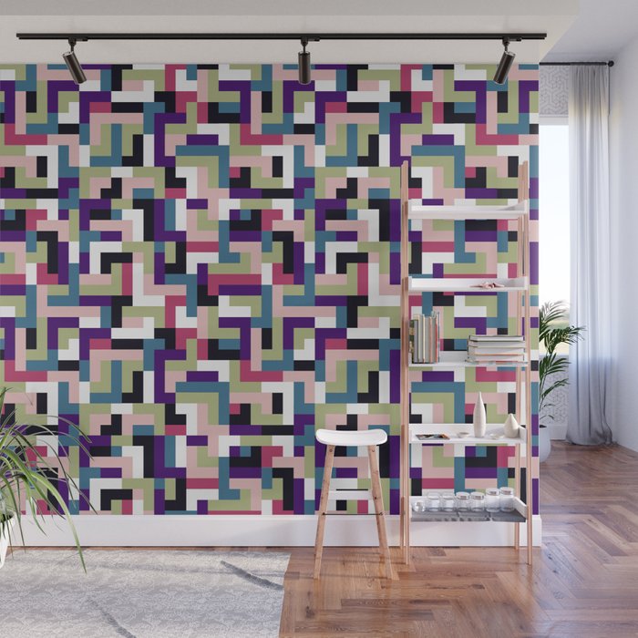 Boho M Tetris PTT Wall Mural Gallery Image 1