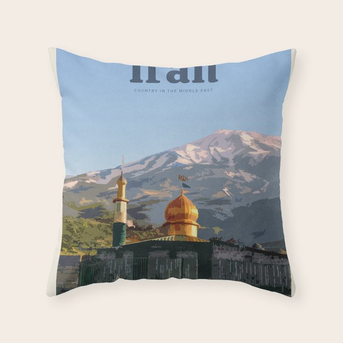 Visit Iran Throw Pillow Gallery Image 6
