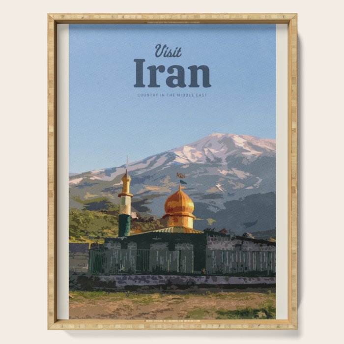 Visit Iran Serving Tray Gallery Image 1