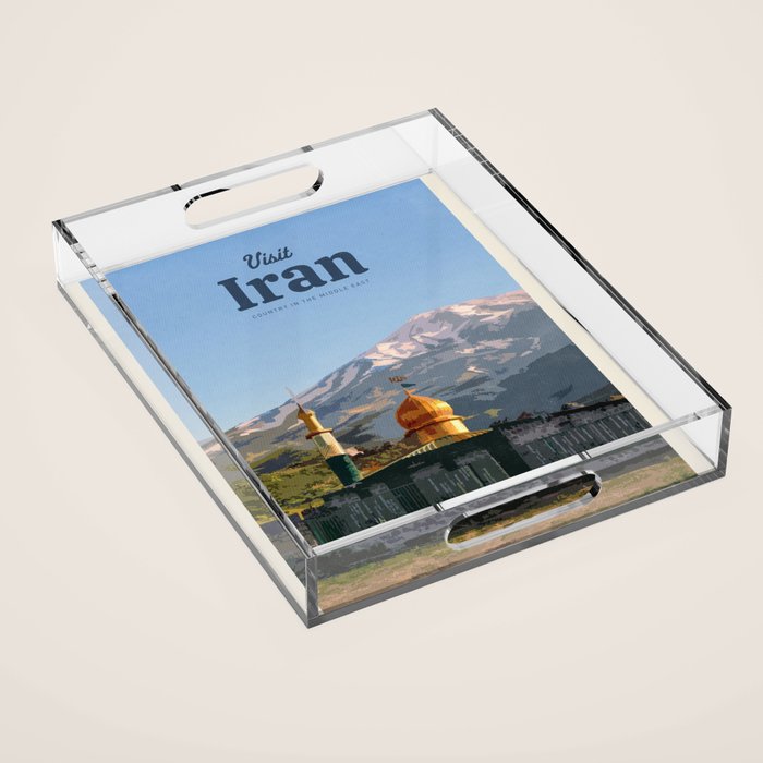 Visit Iran Acrylic Tray Gallery Image 1