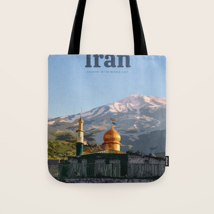 Visit Iran Tote Bag Gallery Image 1