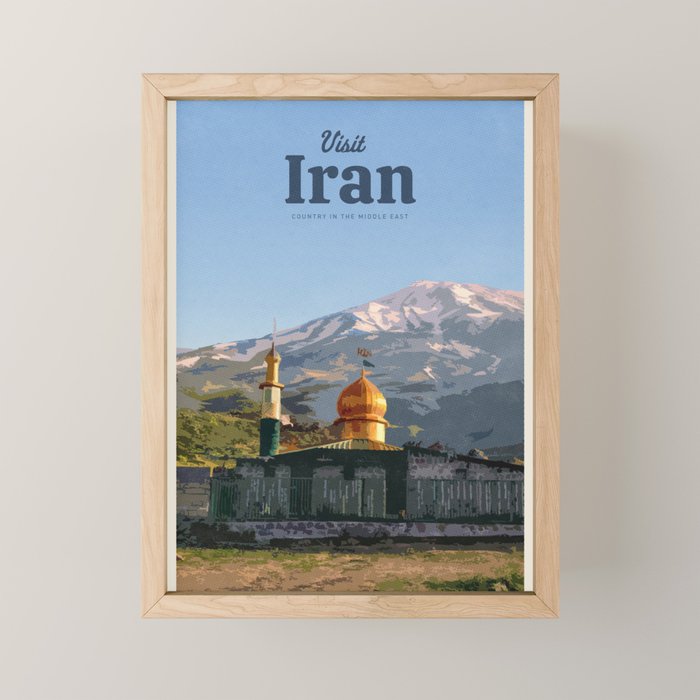 Visit Iran Mini Art Print Gallery Image 1