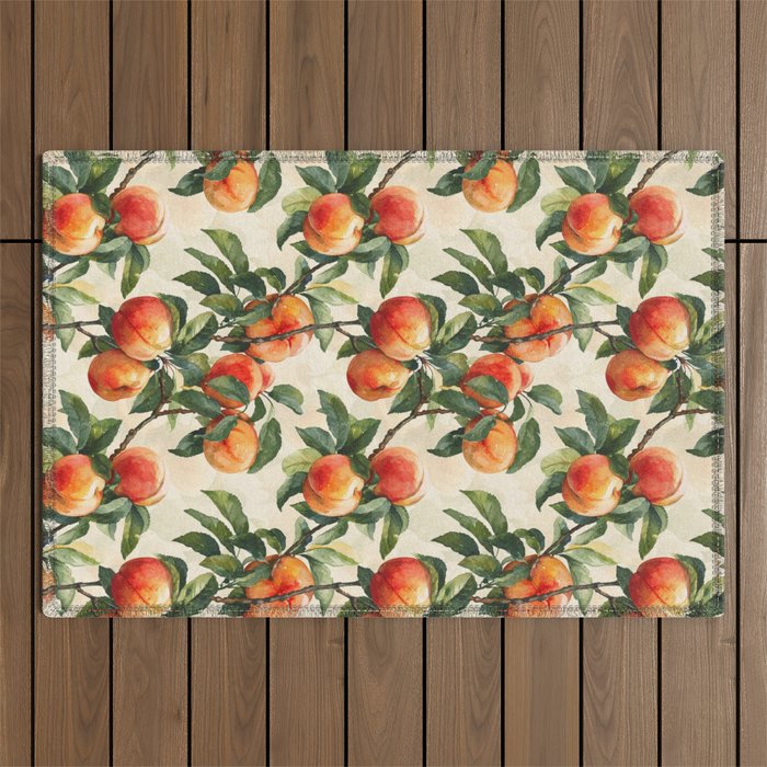 Vintage Peaches Outdoor Rug Gallery Image 1