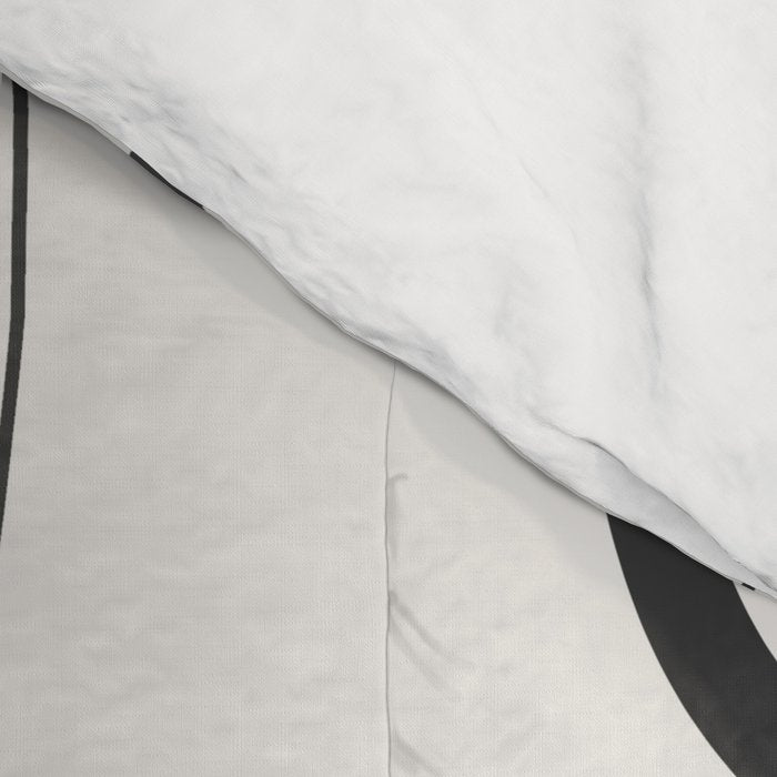 Abstract line art 9 Comforter Gallery Image 4