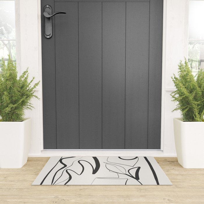Abstract line art 9 Welcome Mat Gallery Image 3
