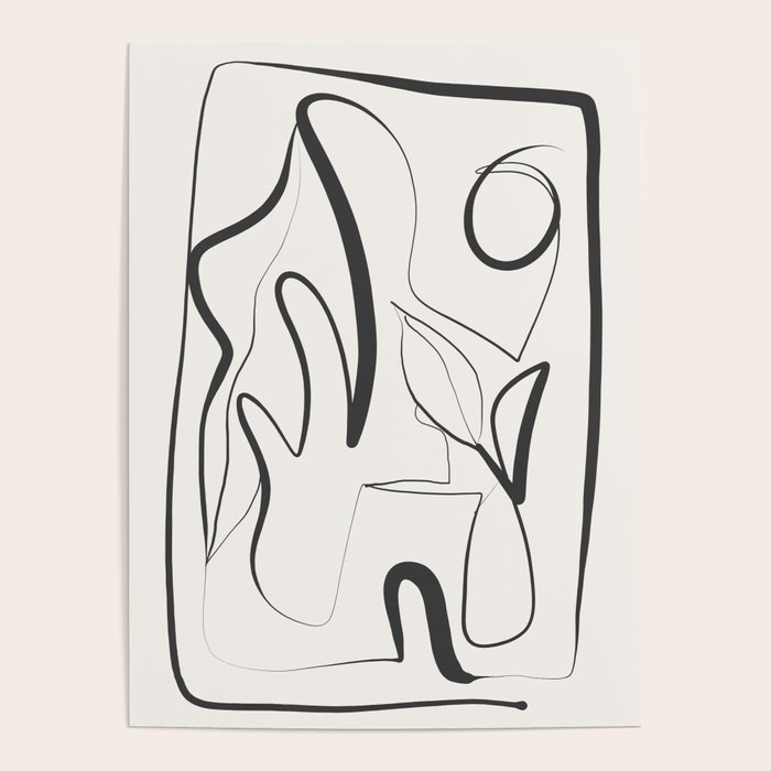 Abstract line art 9 Poster Gallery Image 4