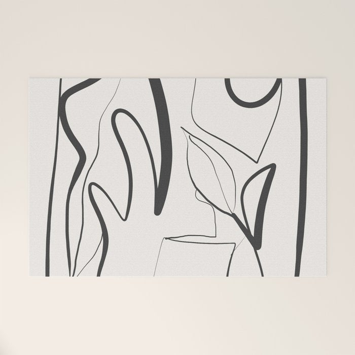 Abstract line art 9 Welcome Mat Gallery Image 1
