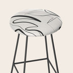 Abstract line art 9 Stool Gallery Image 2