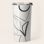Abstract line art 9 Travel Mug Gallery Image 2