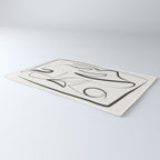 Abstract line art 9 Rug Gallery Image 3
