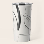 Abstract line art 9 Travel Mug Gallery Image 1