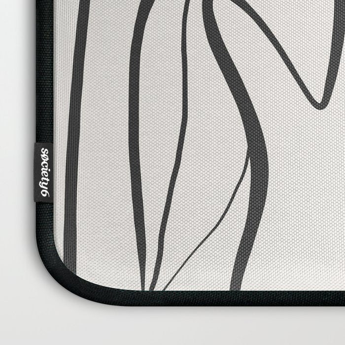 Abstract line art 9 Laptop Sleeve Gallery Image 3