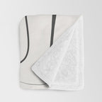Abstract line art 9 Throw Blanket Gallery Image 3