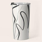 Abstract line art 9 Travel Mug Gallery Image 3