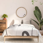 Abstract line art 9 Comforter Gallery Image 3