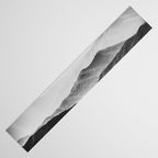 Glimpse - Black and White Mountains Landscape Nature Photography Table Runner Gallery Image 3