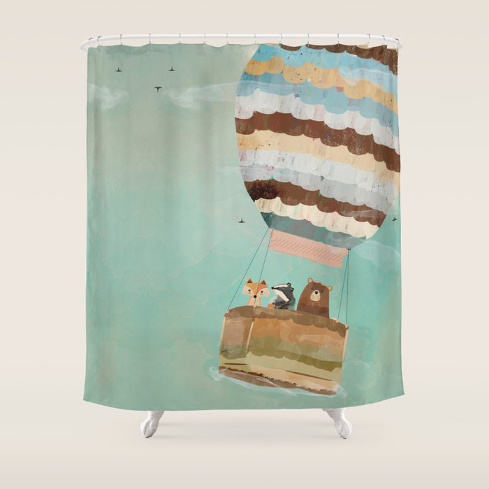 a little wondrous adventure Shower Curtain Gallery Image 1