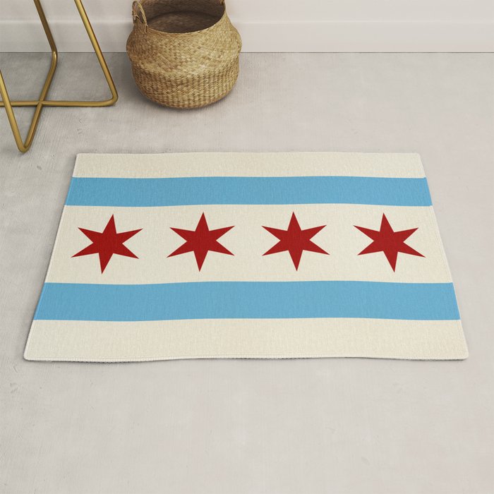 Chicago Flag Rug Gallery Image 1