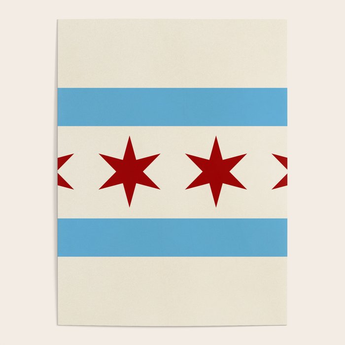 Chicago Flag Poster Gallery Image 1