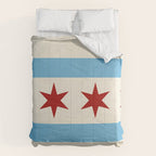 Chicago Flag Comforter Gallery Image 6