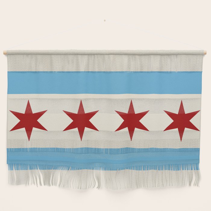 Chicago Flag Wall Hanging Gallery Image 1