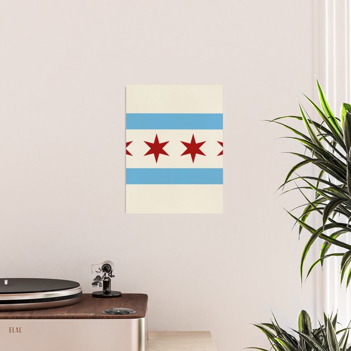Chicago Flag Poster Gallery Image 2