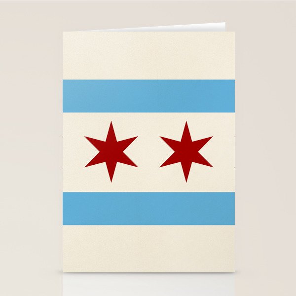 Chicago Flag Stationery Card Gallery Image 2