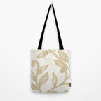 Gold elegant leaf  Tote Bag Gallery Image 2