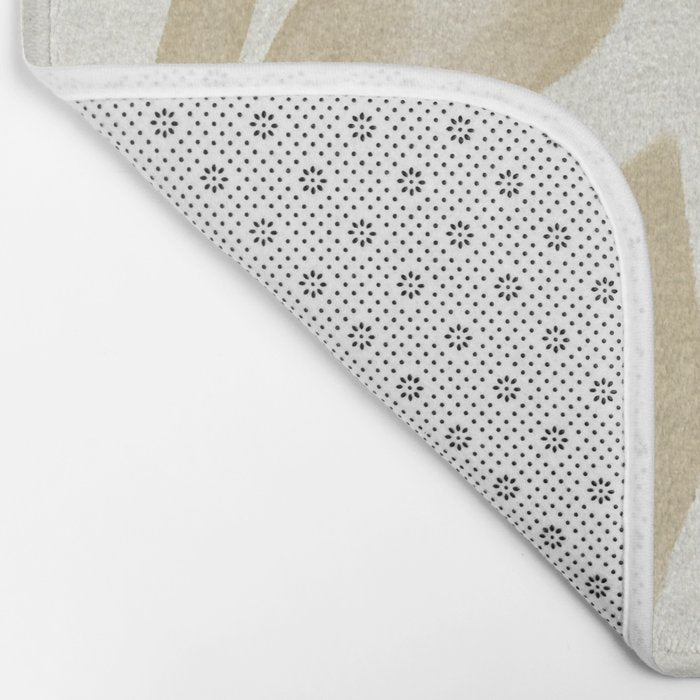 Gold elegant leaf  Bath Mat Gallery Image 2