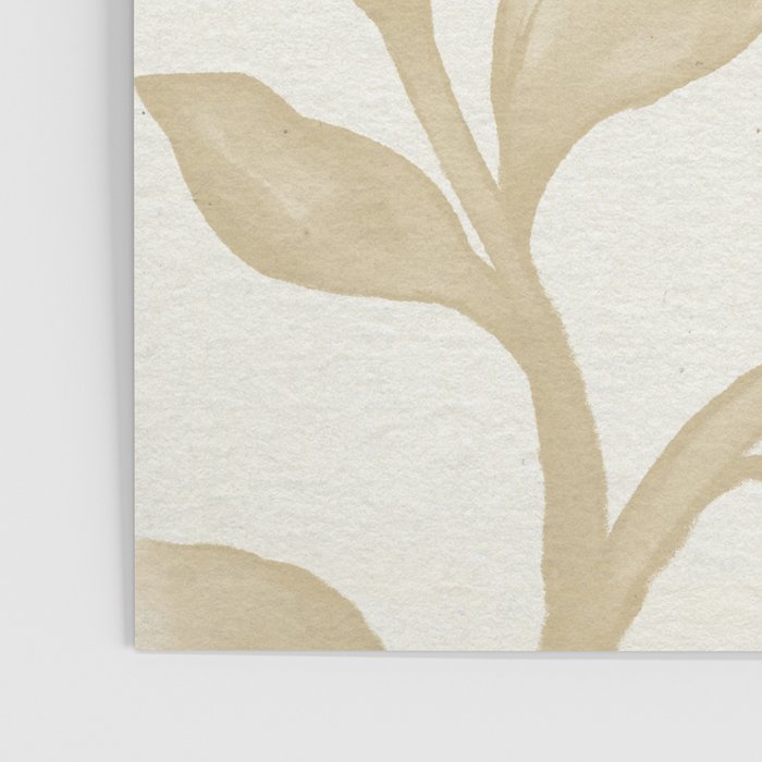 Gold elegant leaf  Poster Gallery Image 3