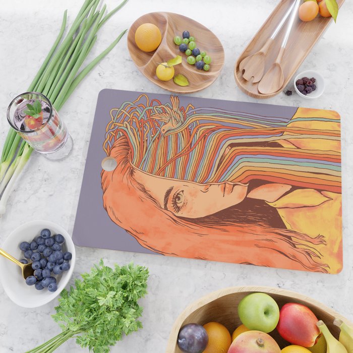 Dreams Left Behind Cutting Board Gallery Image 2