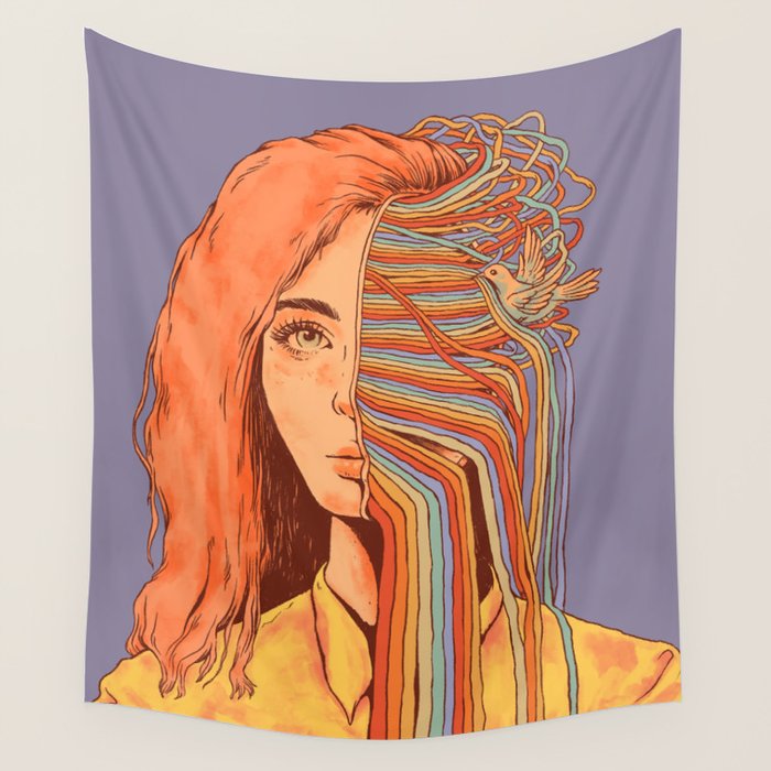 Dreams Left Behind Wall Tapestry Gallery Image 4