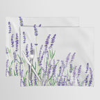 lavender watercolor horizontal Placemat Gallery Image 1