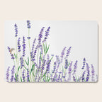 lavender watercolor horizontal Cutting Board Gallery Image 1
