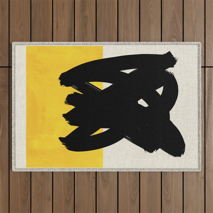 Lemon Flame Outdoor Rug Gallery Image 1