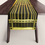 Empire State Building Lobby Art-Deco Sunburst Portrait Table Runner Gallery Image 1