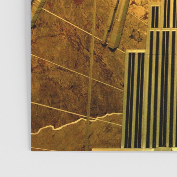 Empire State Building Lobby Art-Deco Sunburst Portrait Poster Gallery Image 3