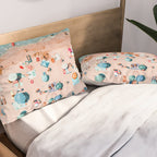 Aerial Ocean Print, Pastel Colors Beach, Sea Beach Print, Coastal Print, Beach Photography, Aerial Beach Print, Bondi Beach Print, Art Print Pillow Sham Gallery Image 2
