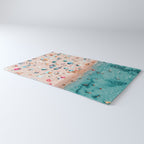 Aerial Ocean Print, Pastel Colors Beach, Sea Beach Print, Coastal Print, Beach Photography, Aerial Beach Print, Bondi Beach Print, Art Print Rug Gallery Image 3