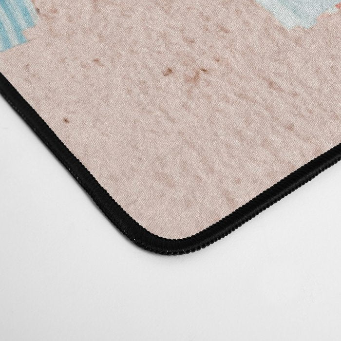 Aerial Ocean Print, Pastel Colors Beach, Sea Beach Print, Coastal Print, Beach Photography, Aerial Beach Print, Bondi Beach Print, Art Print Desk Mat Gallery Image 4