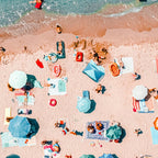 Aerial Ocean Print, Pastel Colors Beach, Sea Beach Print, Coastal Print, Beach Photography, Aerial Beach Print, Bondi Beach Print, Art Print Coffee Mug Gallery Image 2