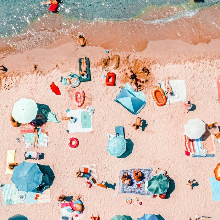 Aerial Ocean Print, Pastel Colors Beach, Sea Beach Print, Coastal Print, Beach Photography, Aerial Beach Print, Bondi Beach Print, Art Print Coffee Mug Gallery Image 2